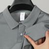European Men's Summer Mesh Breathable Short Sleeve Polo Shirt - Slim Fit Casual T-Shirt