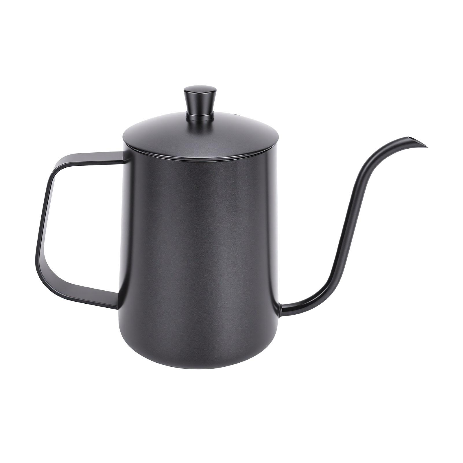 Pour Over Gooseneck Coffee Kettle 600ML Long Narrow Drip Spout Coffee Tea Pot Stainless Steel Water Kettle L