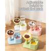 2-in-1 Pet Bowl Adjustable Height Automatic Water Dispenser Cat Water Food Bowl  Cat Feeding