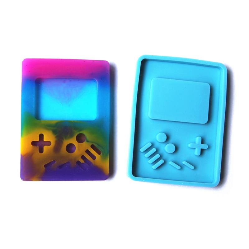 Square Silicone Epoxy Resin Mould Keychain Mold Resin Casting Epoxy Quicksand Silicone Molds for Pendant Jewelry Crafts