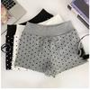 Nuovi Pantaloncini Sportivi a Pois con Coulisse Donna Estate Versatili Slim-fit Casual Pantaloni Dritti