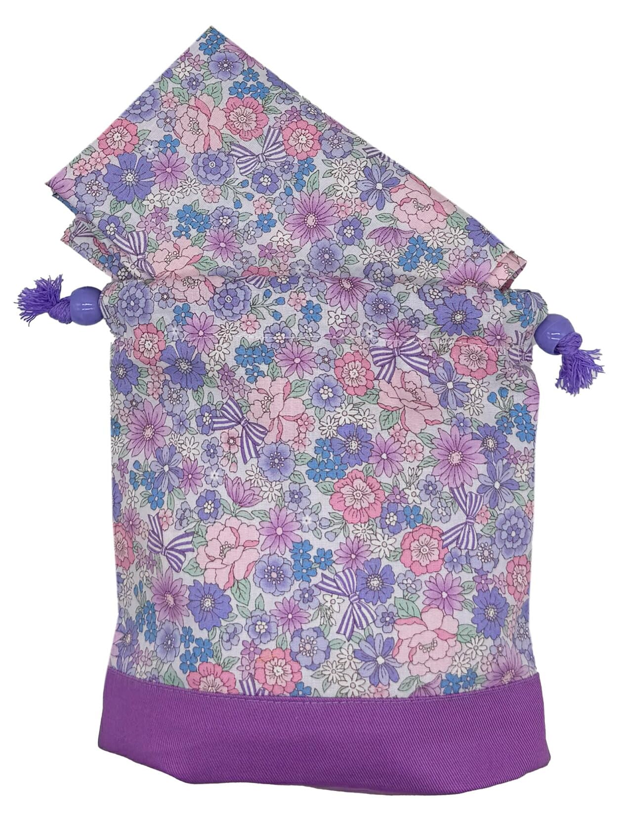 

miwaki Lunch Bags, Drawstring Bags, Placemats, Cup Bags, Gusseted, Suitable for Elementary School, Kindergarten, and Nursery Schools, Handmade in