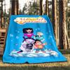 1pc Steven Universe, Cartoon Network, Gems Digital Printed Flannel Blanket, Super Soft Plush Fleece Bed Cover, Multipurpose Four Season Blan