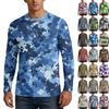 Men Long Sleeve 50 Plus Sun Outdoor Sports Fishing Shirt Camouflage Print Lightweight Quick