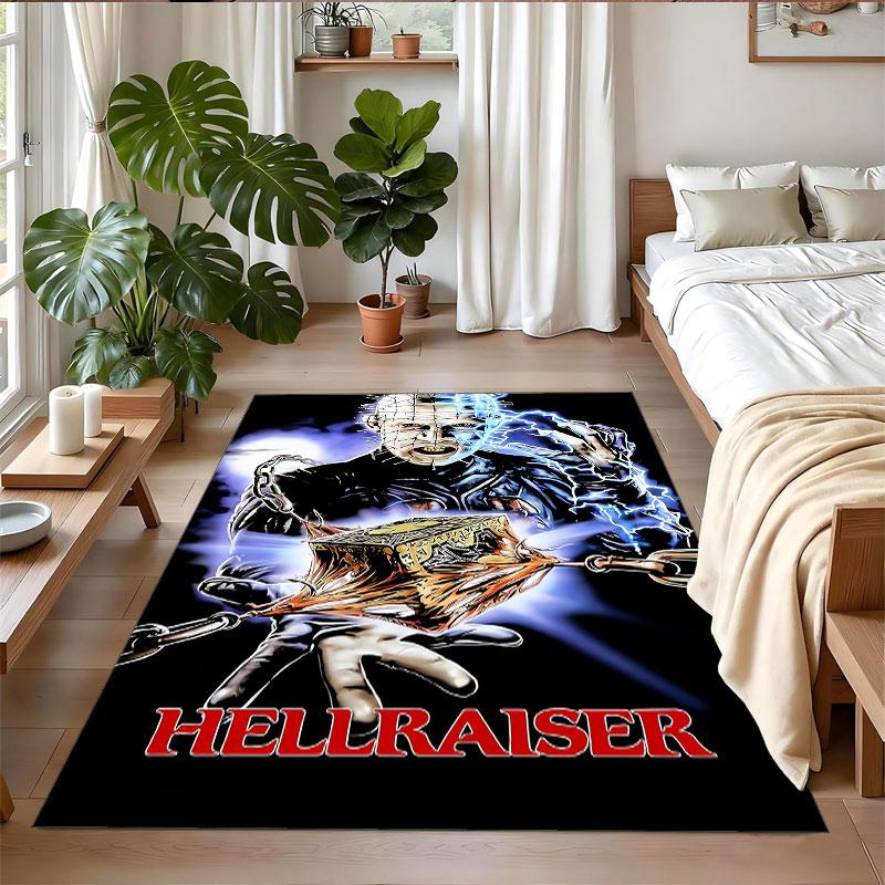 Crystal Velvet Rug Soft Non Slip Indoor Floor Mat Home DecorHellraiser Pinhead