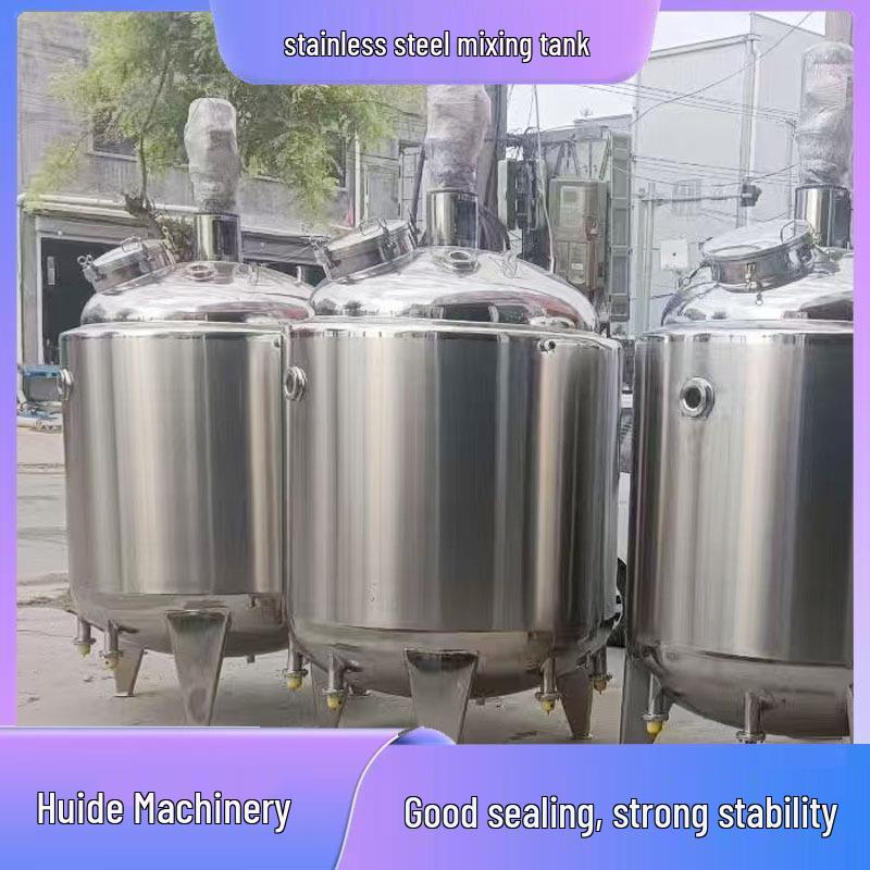Stainless Steel Electric Heating Mixer Tank for Food, Beverage, and Laundry Detergent