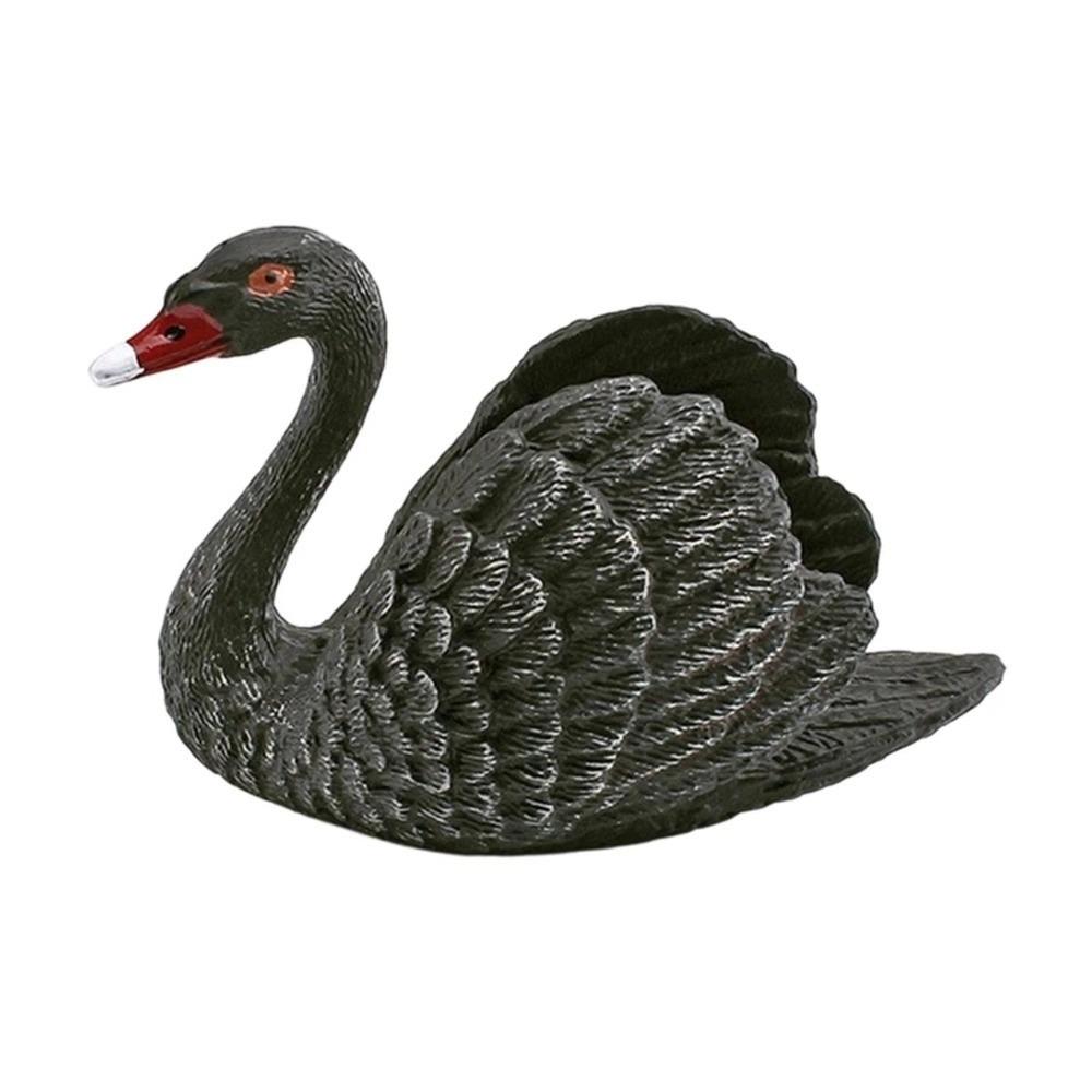 Plastic Swan Figurine Realistic Appearance Bird Figurine Animal Figurine  Bird Lover Collection