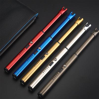 New Arrival USB Rechargeable Arc Windproof Lighter Kitchen Cooking Igniter Portable Outdoor Barbecue Lighter Cigarette Accessories