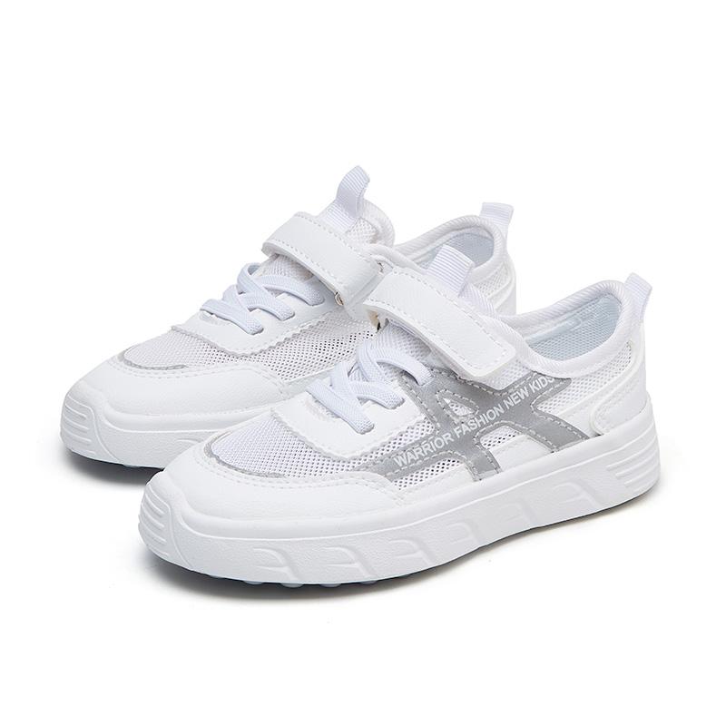 Warrior Stylish Minimalist Trendy Versatile Non-Slip Wear-Resistant Breathable Lightweight Casual Shoes Kids Casual Shoes White WZTH-079111