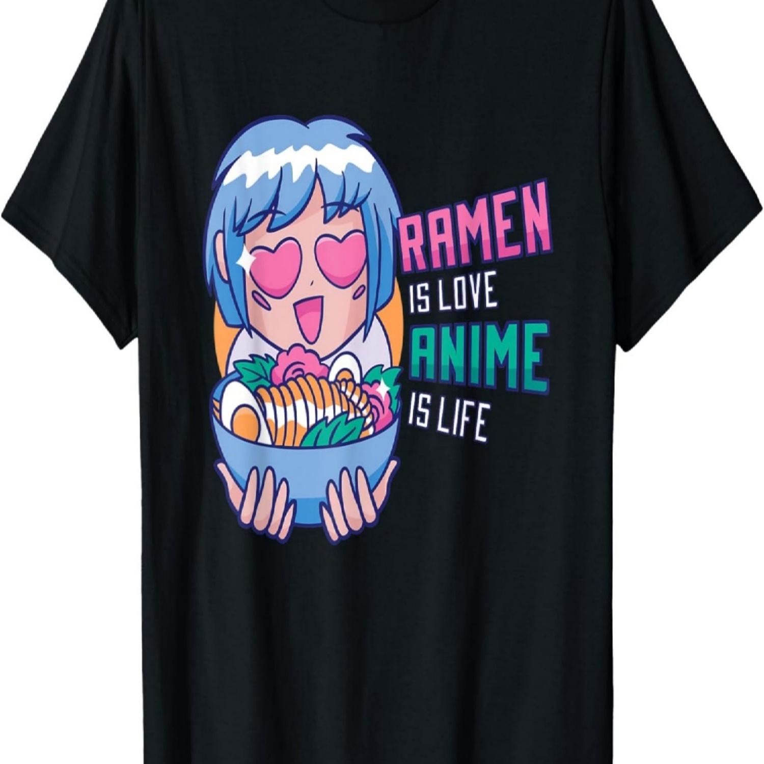 Ramen Is Love Anime Life - Cute Anime Gift for Teen Girls T-Shirt S чёрный