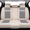5-Seat Car Seat Cover Set, Full Car Seat Cushion Linen Car Seat Cover, All-Season Car Seat Cover Set, Compatible with Five-Seat Vehicles