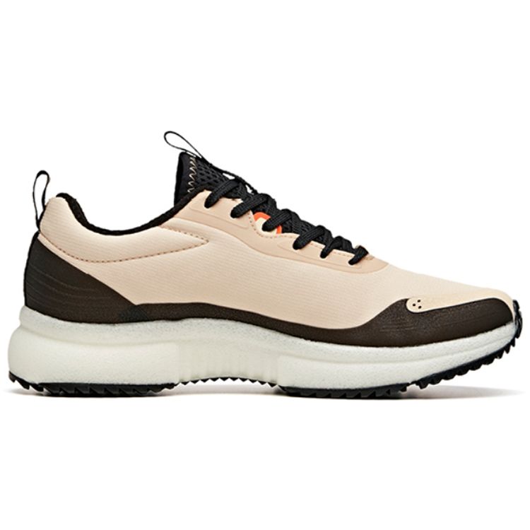 Anta Bubble Trail Running Shoes Men Running Shoes Oatmeal Gray Black 112045520-4