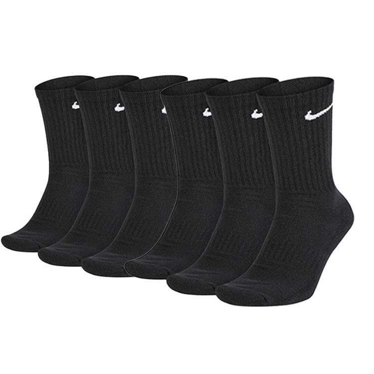 Nike Crew Socks Unisex Combo Set Black SX7664-010