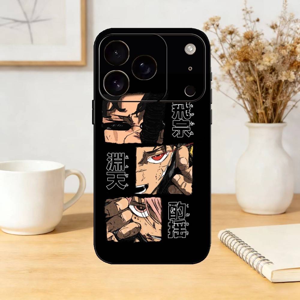 Chihiro Dark Anime K-Kagurabachi Phone Case Silicone black Soft For IPhone 17,16,15,14,13,12,11,SE,Plus Pro Max
