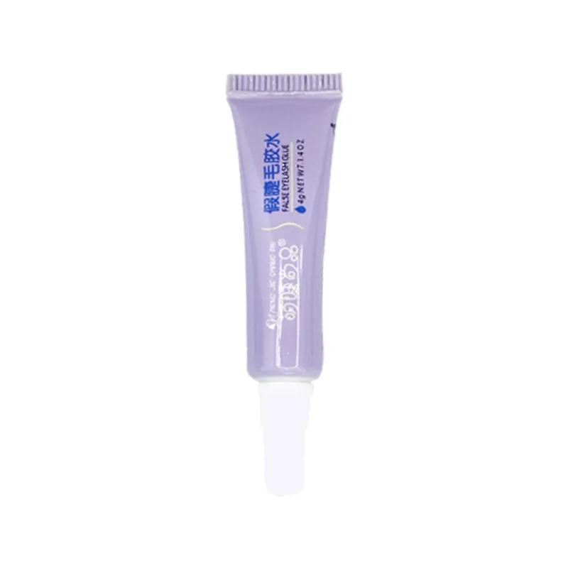Eyelash Glue Clear Lash Glue for False Lashes Waterproof Long Lasting Quick Dry Adhesive Eyelashes Extension Glues with Tweezers