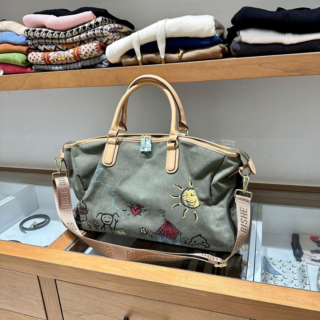 Graffiti Travel Bag Unisex Fitness Tote Printed Shoulder Straddle Fitness Bag