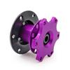 Universal Aluminum Steering Wheel Quick Release Hub Adapter For 6 Hole Steering Wheel Removable Snap Off Boss Kit