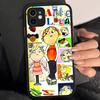 Charlie And Lola Anime For Silicone Matte Phone Case For IPhone 16 Pro Max 15 14 13 12 11 X XS MAX