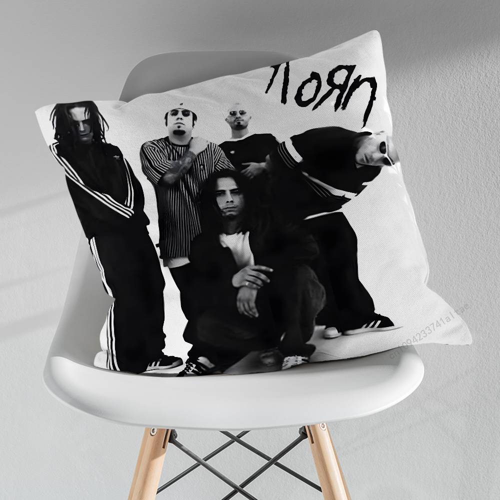 Band KKorn Rock pillow over living room sofa cushion cover home decoration bedroom room bed pillow cover