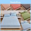 Color Solid Floral Pattern Plush Bedspread Set Mattress Full Cover Protective