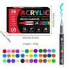 12-48 Colors Direct Liquid Marker Pen Set,DIY Hand Drawn,Graffiti Paint Art Acrylic Paint Pens,Perfect for Artist/Student