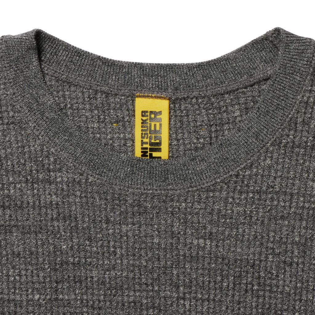 ONITSUKA TIGER Solid Color Casual Simple Fashion Sleeveless Vest Men Tops Dark-Gray 2181A898-020