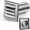 Exterior Wall Air Vent Cover Cap Duct Grill Square Vents Extractor Ventilation Cover Stainless Steel Air Vent Duct Grill