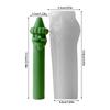 Santa Clause Pillar Candle Silicone Mold For Holiday Decoration Christmas Candle Silicone Mold for Making Candle Soap