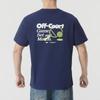 Skechers Comfort Sports Series Fashion Breathable Running Casual Short Sleeve T-Shirt Men tops Navy-Blue P225M025-00DU