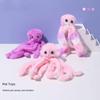 Cute Pet Supplies Plush Octopus Cat Toy with Catnip Pet Interactive Kitty Soothing Pet Plush Toy
