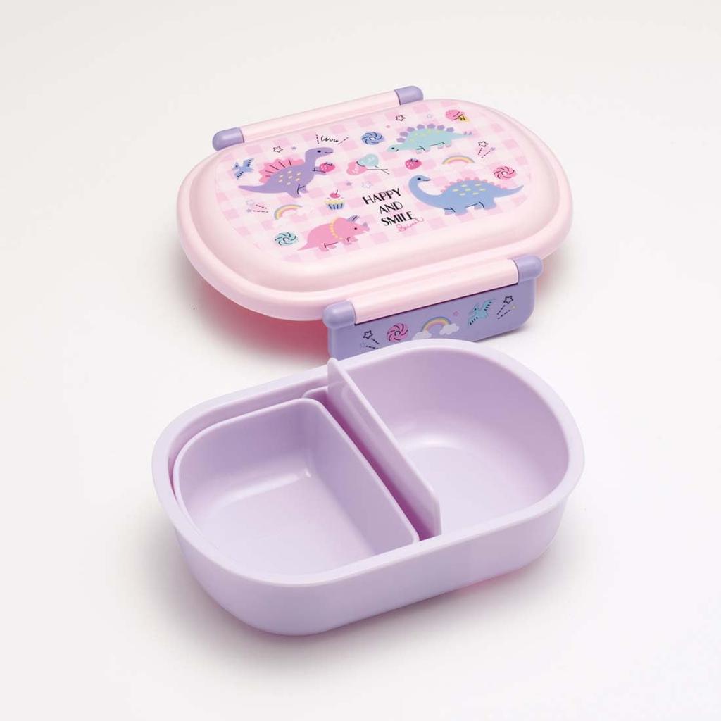 Skater Bento 360ml Fluffy Made in Single Dishwasher and Microwave Happy Smile Rainbow Design Children's Box, Capacity, Lid, Japan, Tier, Safe, &