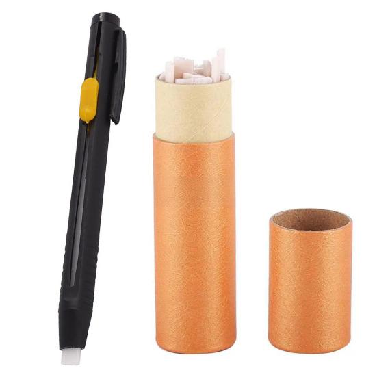 Fabric Chalk Marker for Sewing Quilting Refillable Tailors Chalk Fabric Marking Pen with Chalk Refills Gift for Craft Enthusiasts