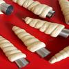 5pcs Kitchen Stainless Steel Baking Cones Horn Pastry Roll Cake Mold Spiral Baked Croissants Tubes Cookie Dessert Tool