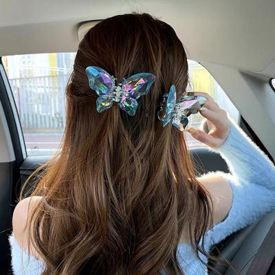 Girls Hair Claw Beautiful Strong Claw Lightweight Women Hair Clip Mermaid Women Hair Clip Women Hair Clip Hair Accessories