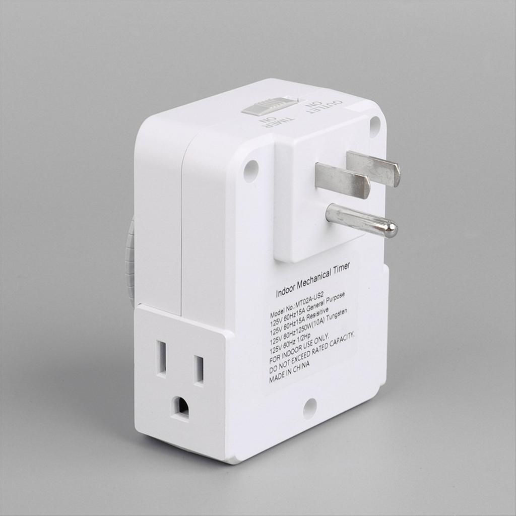 2025 New Mechanical Switch Timer Socket 24H Cycle Auto Power Off for Home Appliances Control Motorcycle Charging Timer US Plug