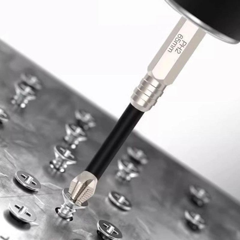 6Pcs K5 Magnetic Screwdriver Bit Set 1/4inch Hex Shank Antislip Crossing Head Screw Driver Drill Bit Crossing