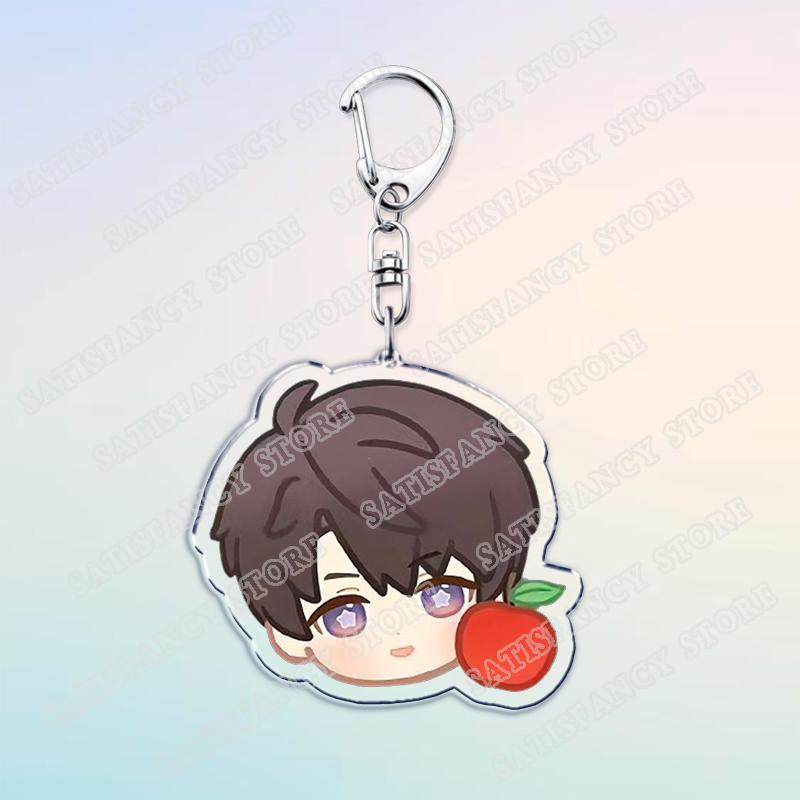 Game Love and Deepspace Keychain Accessories Bag Cute Chibi Sylus Zayne Rafayel Xavier Otome Keyrings Jewelry Fans Freinds Gifts