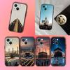 Pilgrims IN Mecca Cover Phone Case For iPhone 17,16,15,14,13,12,11,Pro,XS,Max,XR,Plus,E,SE4,Mini Black Soft Cover