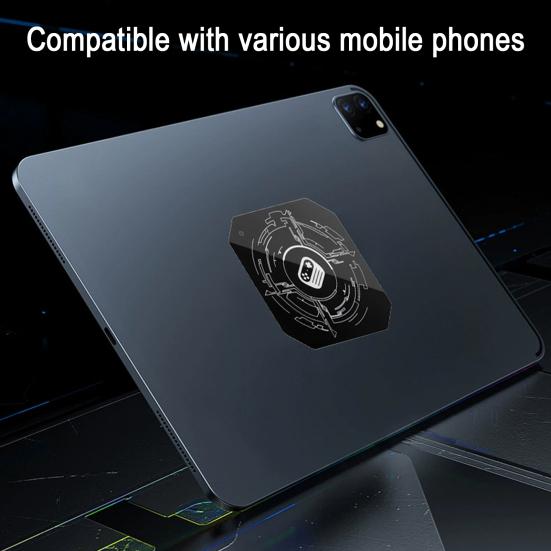 Magnetic Heat Dissipation Patch Radiator Strong Magnetic Suction Plate Spring Steel Mount for Phone Case And Tablet Stable Car Navigation Holder