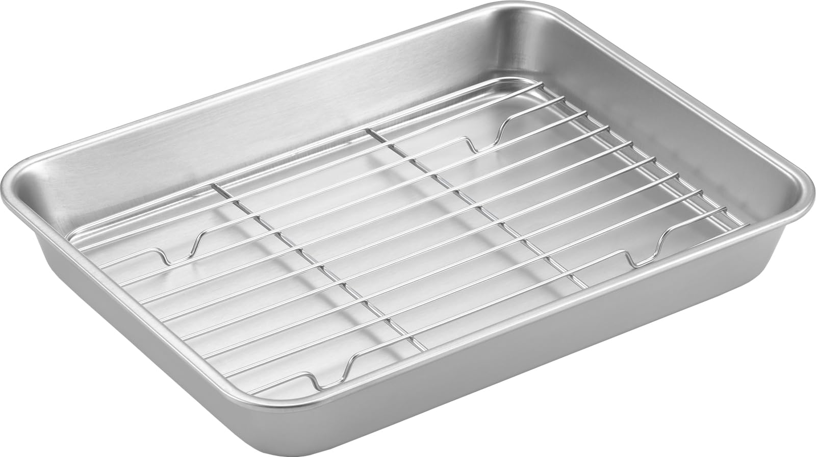 Yoshikawa Stainless Steel Shallow Square Capacity Made in 7041552 Tray, 18-Piece (with Strainer), Tsubame-Sanjo, Japan,
