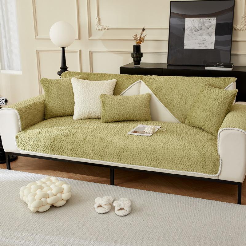 New Thicken Plush Sofa Covers Stones Shape Sofe Cover Anti-slip Couch Protector Slipcover Removable Sofa Cushion for Living Room