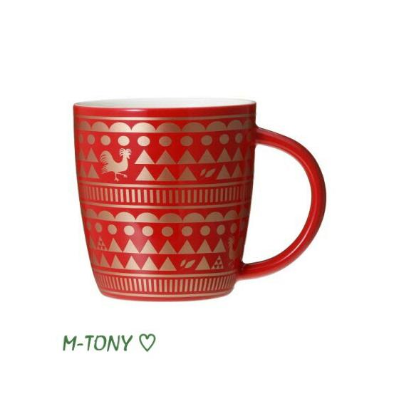 Starbucks Starbucks 2017 New Year Tori Mug Red & Gold Year of the Rooster 355ml Starbucks/Tumbler/Starbucks Tumbler/Starbucks
