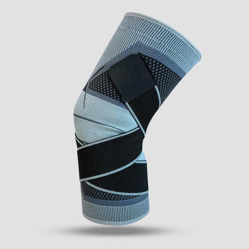 Sport Knieschoner für Männer und Frauen Basketball Fußball Badminton Fitness Laufen Silikon Federstütze Kniescheibe Meniskus