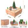 Cute Digital Alarm Clock for Children, Wooden Table Clock, Music Box Clock, "Carrying You" Train Toy, Automatic Rotation, Children's Day Gift, Present