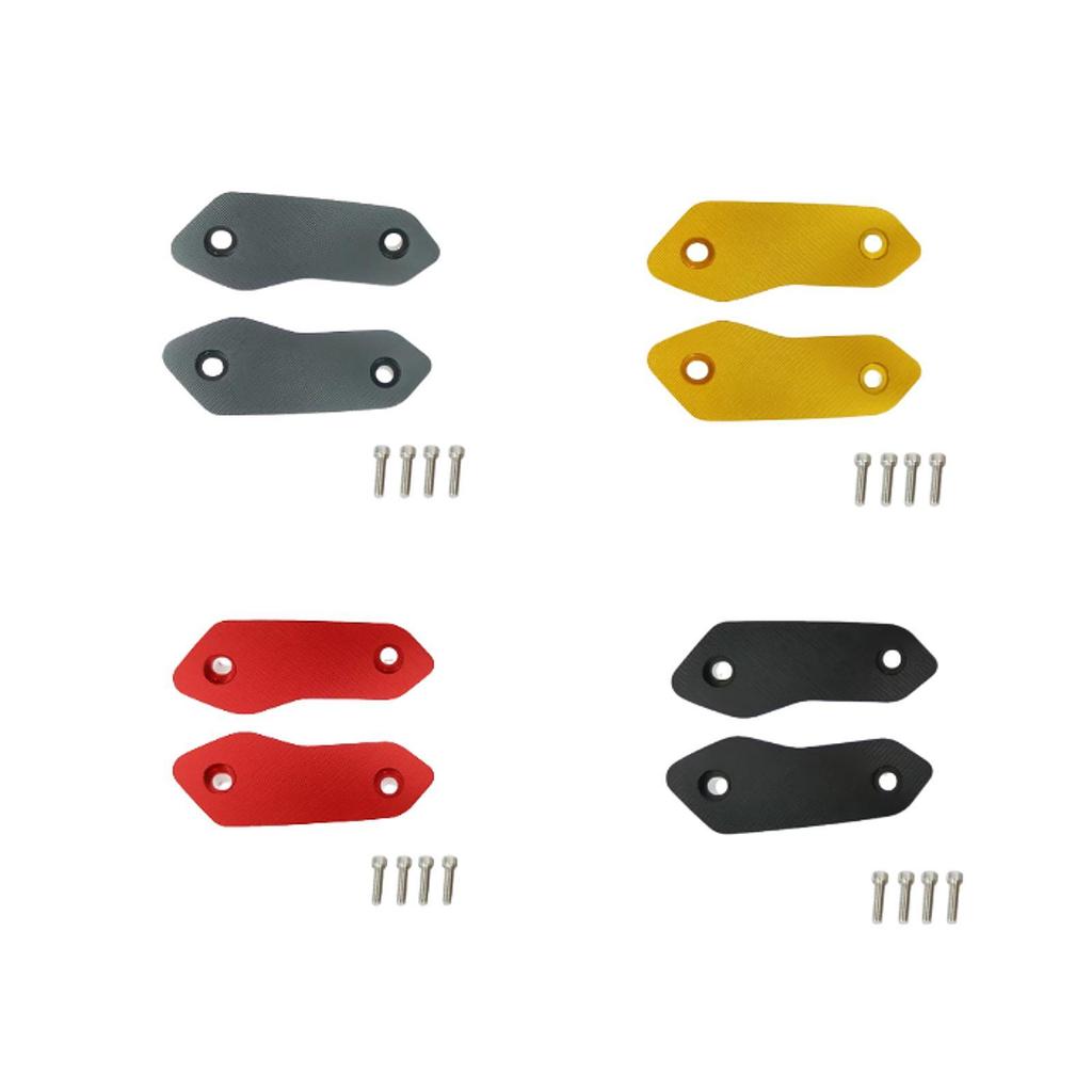 2Pcs Motorcycle Mirror Block Off Plates Rearview Mirror Parts Decorations Sturdy Motorcycle Accessories for 560