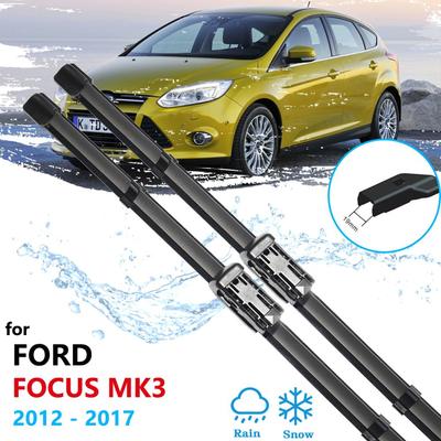 Voor Ford Focus 3 2012 ~ 2017 MK3 Auto Wisserbladen Voorruit Voorruit Voorruit Auto Accessoires Stickers 2013 2014 2015