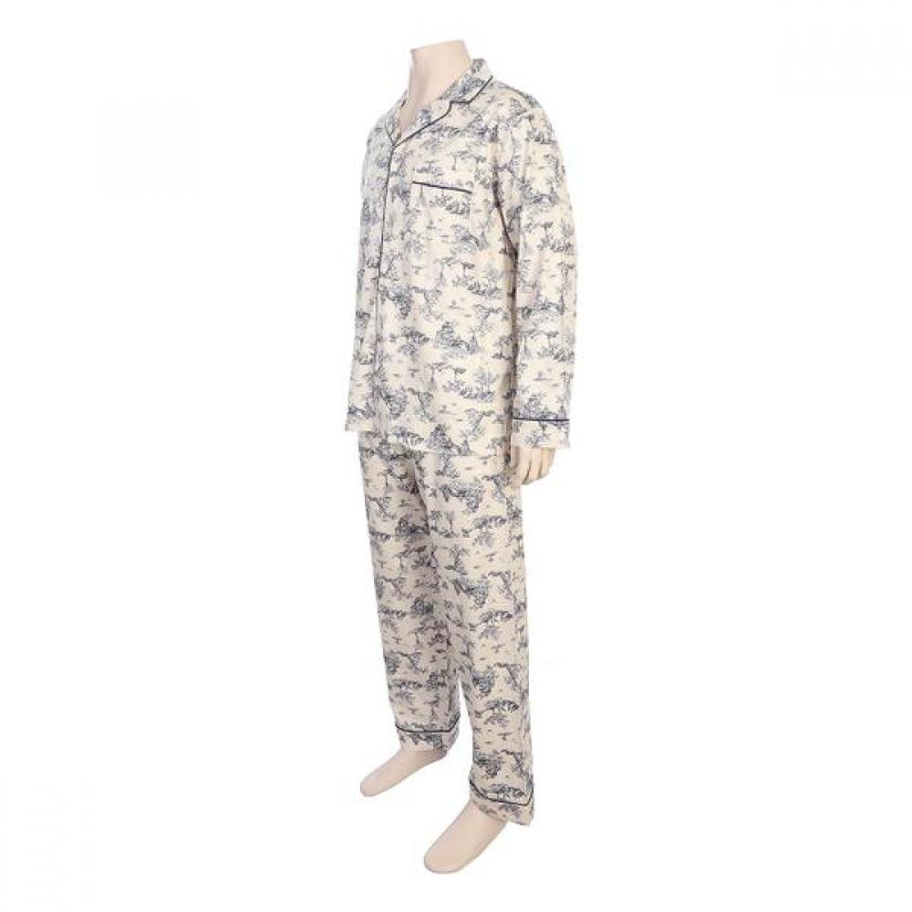 Barbara Men S 100  Cotton Print pajamaS Amp4609b