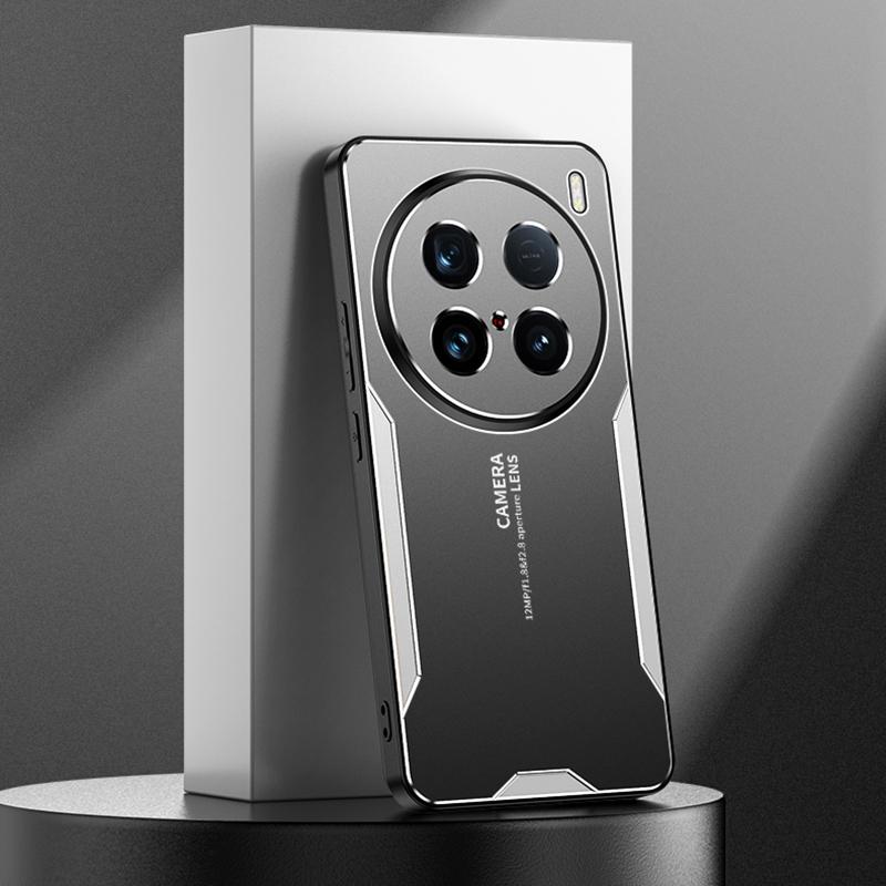 

For vivo X100 Ultra 5G Shockproof Case Aluminium Alloy TPU PC Phone Cover Silver