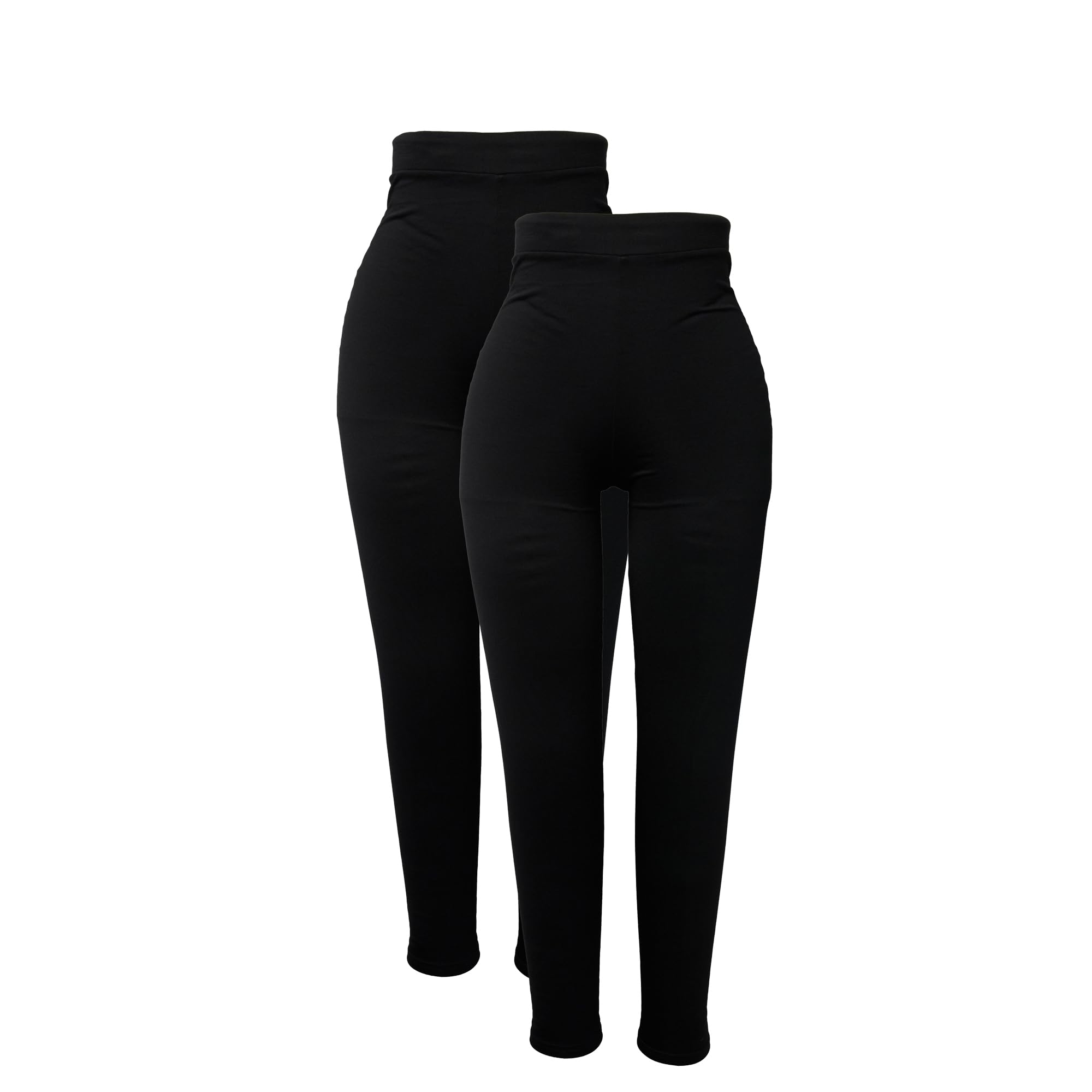 

Okamoto Women s 2-Pack Leggings, Warm +5°C, Fleece-Lined, Warm, Cold Weather Protection, Thin, Loose-Waist, Size 2401