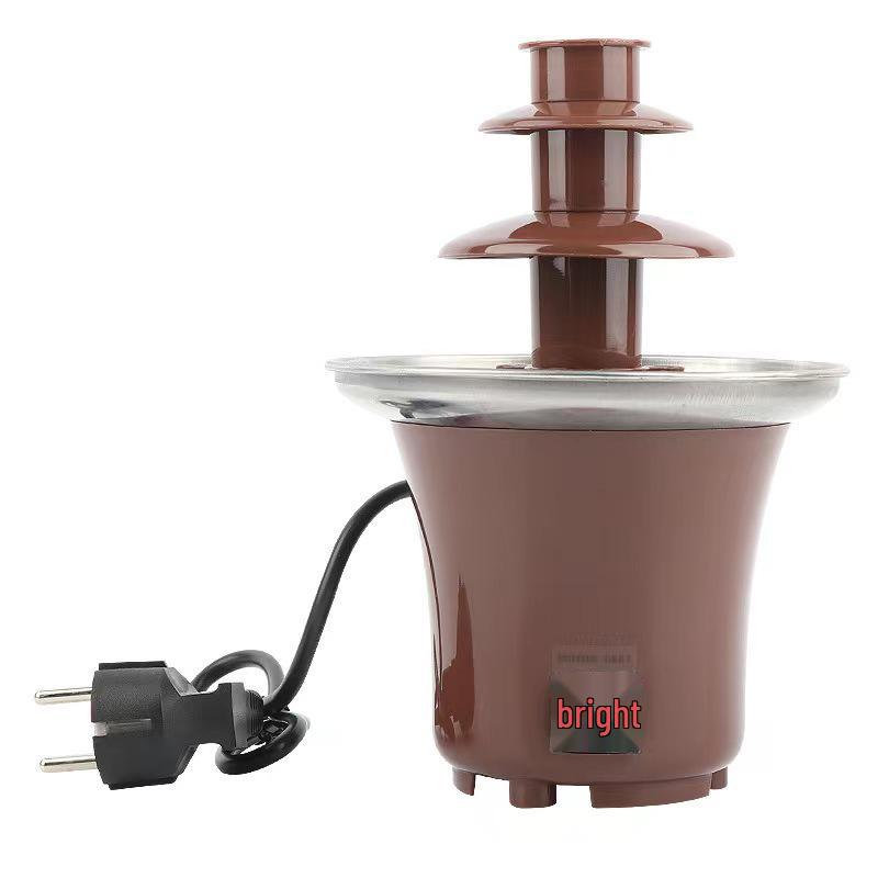 Mini Chocolate Fountain Machine for Home Use - DIY Heating and Melting Tower